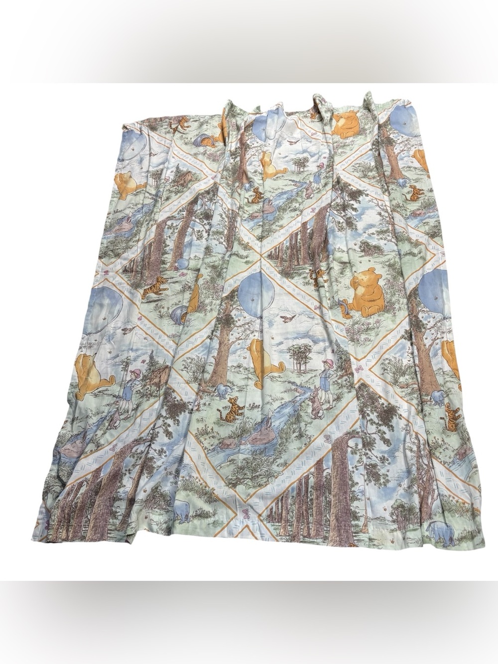 Disney Classic Winnie The Pooh and Friends Tigger Piglet Eeyore Shower Curtain